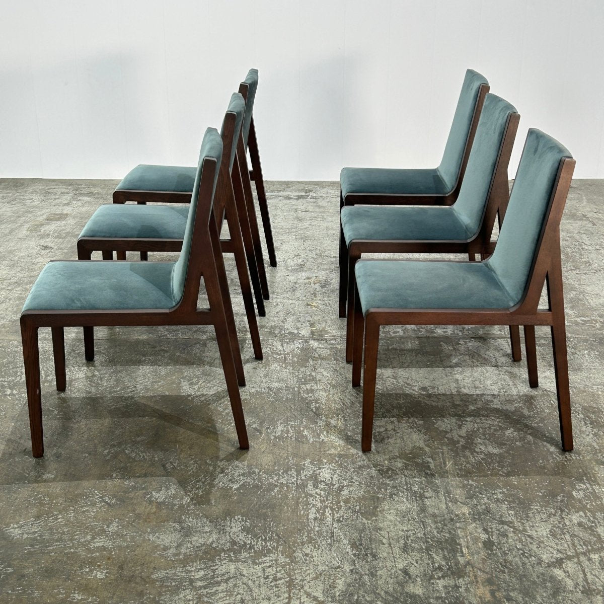 Camerich Flora Velvet Dining Chairs, Set of Twelve @ REHAUS