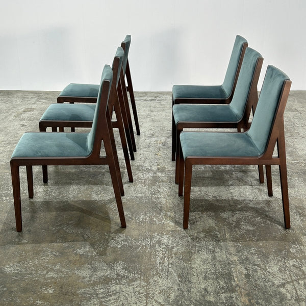 Camerich Flora Velvet Dining Chairs, Set of Twelve @ REHAUS