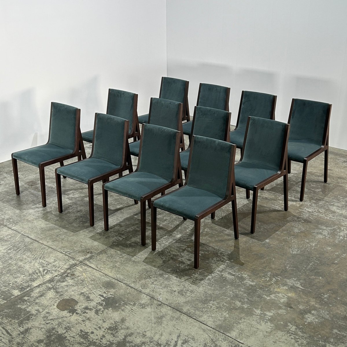 Camerich Flora Velvet Dining Chairs, Set of Twelve @ REHAUS