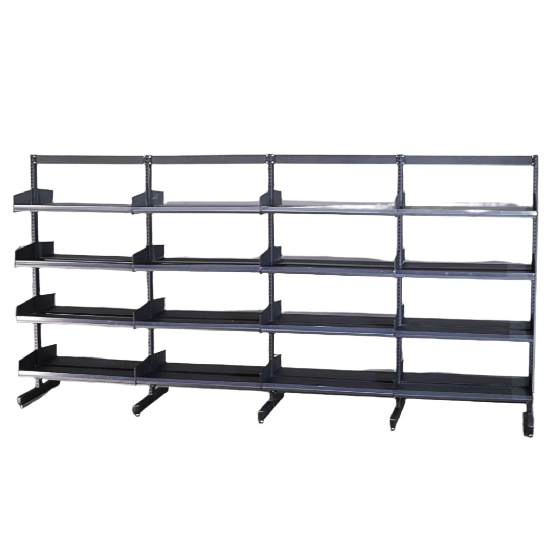 Cantilever Double Sided Shelving Unit @ REHAUS