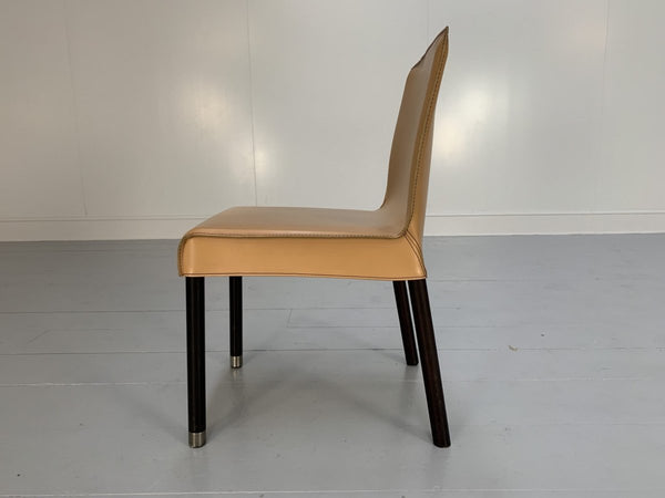 Cappellini Cap Dining Armchairs - In Saddle Leather, Set of Twelve @ REHAUS