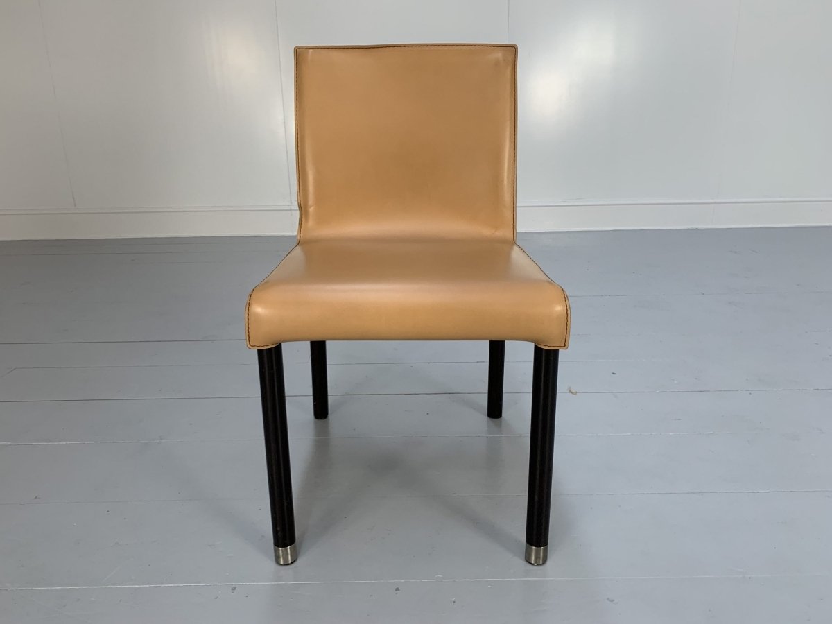 Cappellini Cap Dining Armchairs - In Saddle Leather, Set of Twelve @ REHAUS