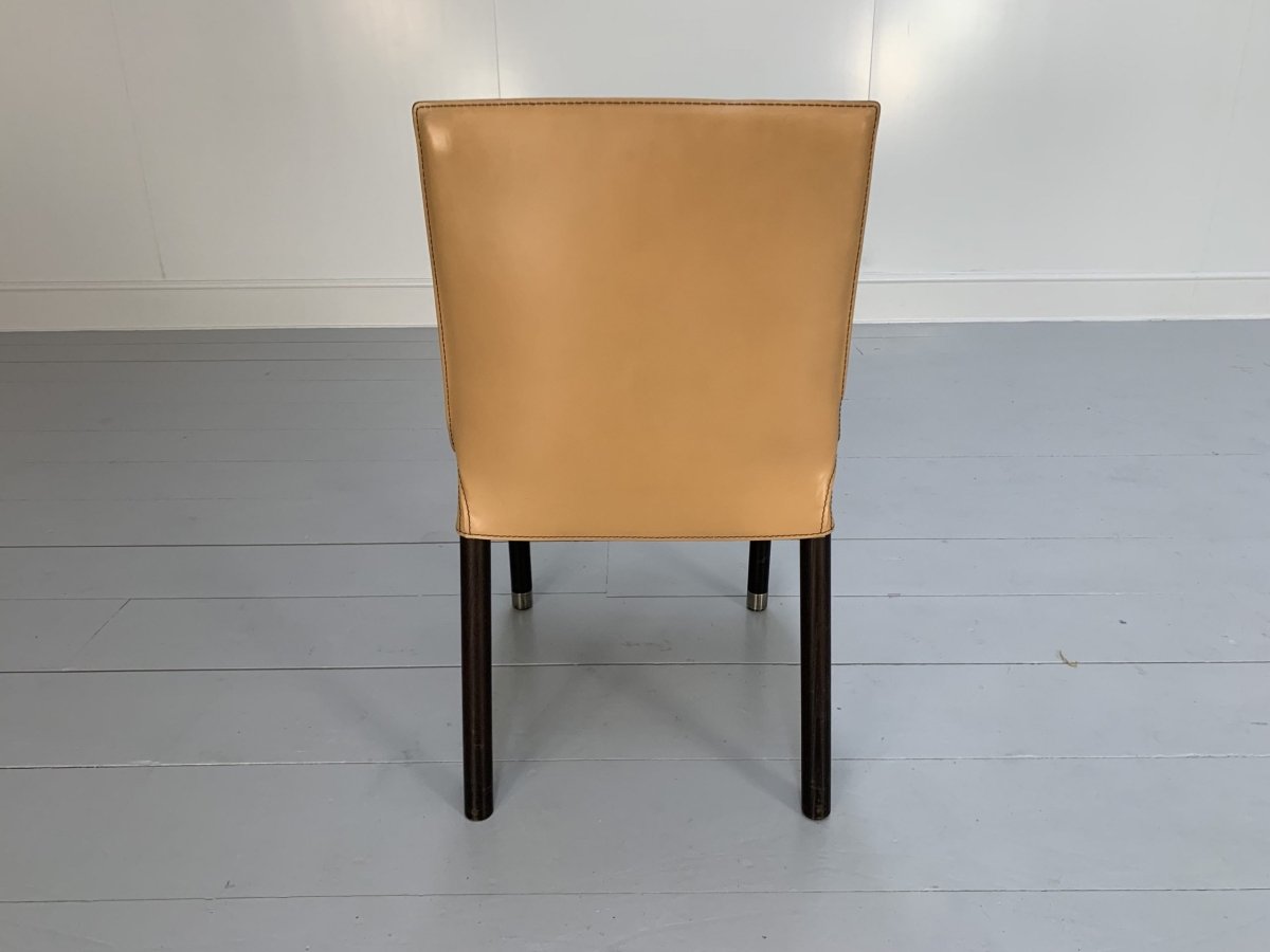 Cappellini Cap Dining Armchairs - In Saddle Leather, Set of Twelve @ REHAUS