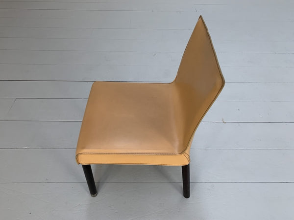 Cappellini Cap Dining Armchairs - In Saddle Leather, Set of Twelve @ REHAUS