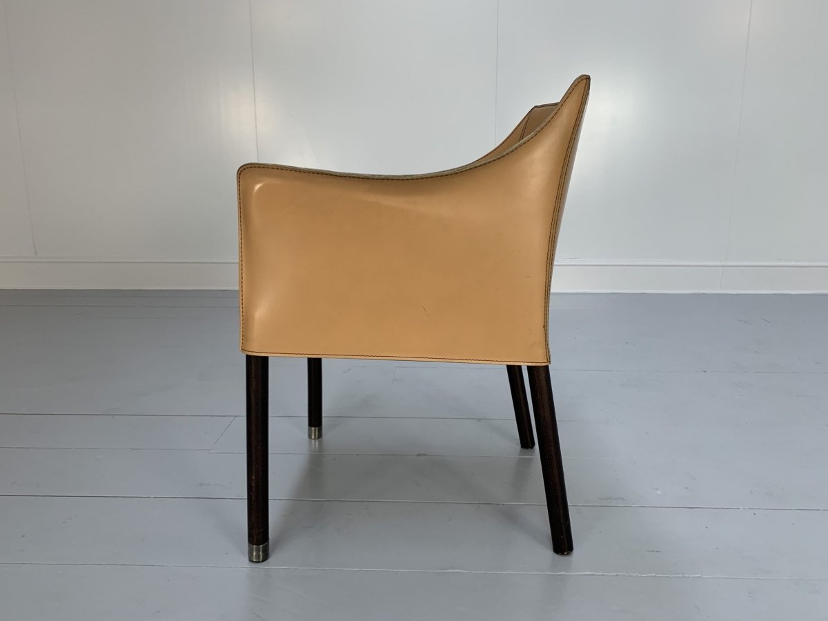 Cappellini Cap Dining Armchairs - In Saddle Leather, Set of Twelve @ REHAUS