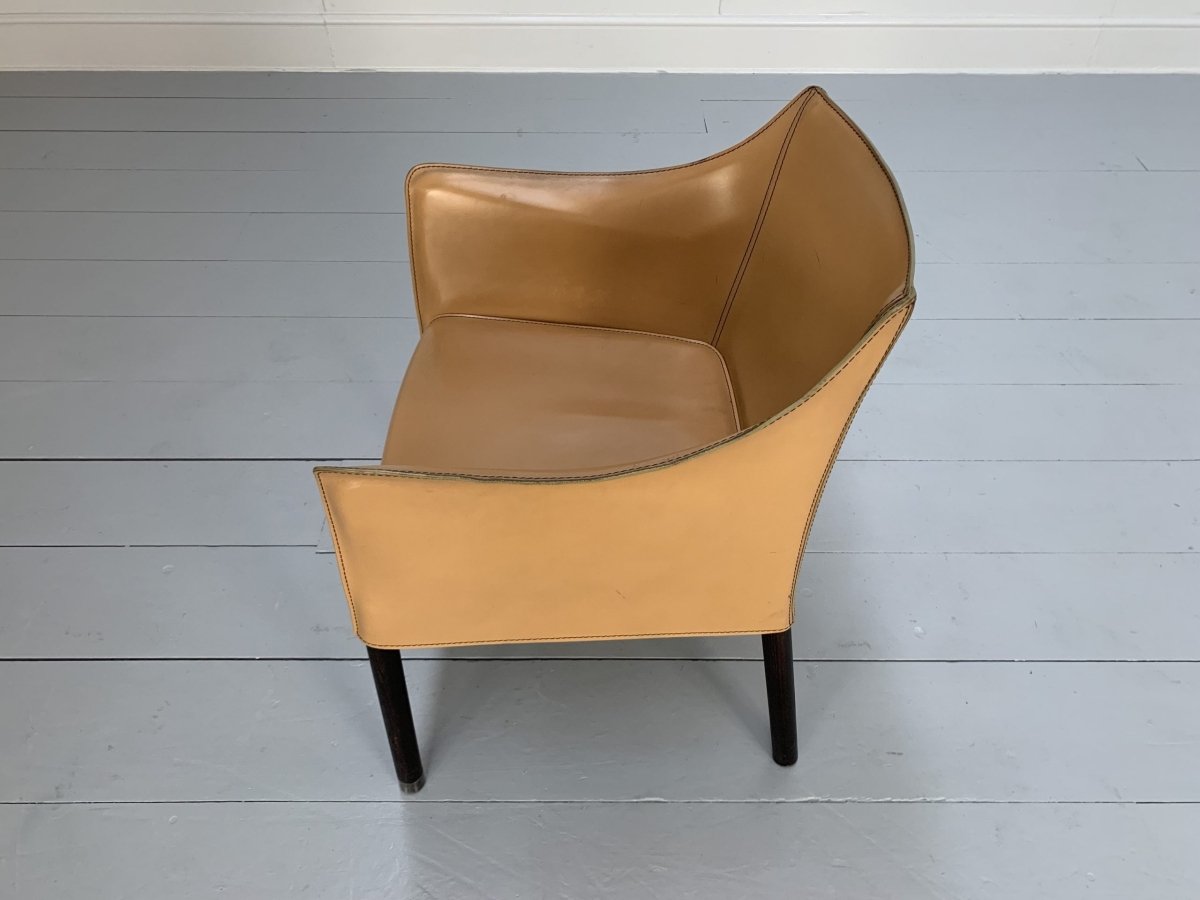 Cappellini Cap Dining Armchairs - In Saddle Leather, Set of Twelve @ REHAUS