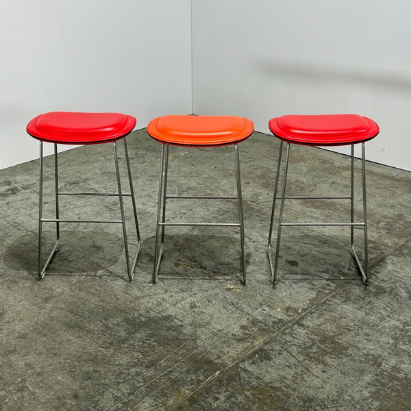 Cappellini Orange Hi Pad Bar Stool by Jasper Morrison @ REHAUS