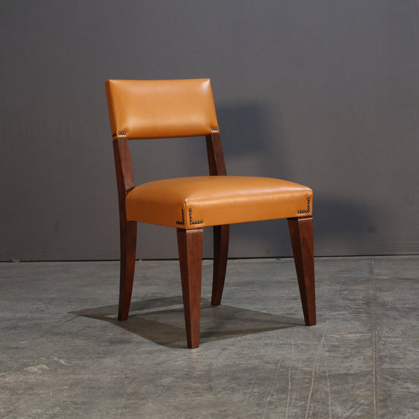 Caramel Brown Leather Chair @ REHAUS
