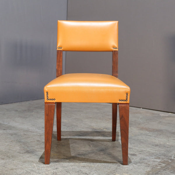 Caramel Brown Leather Chair @ REHAUS