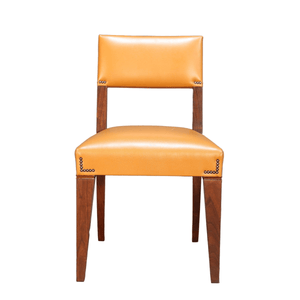 Caramel Brown Leather Chair, Set of Eight @ REHAUS