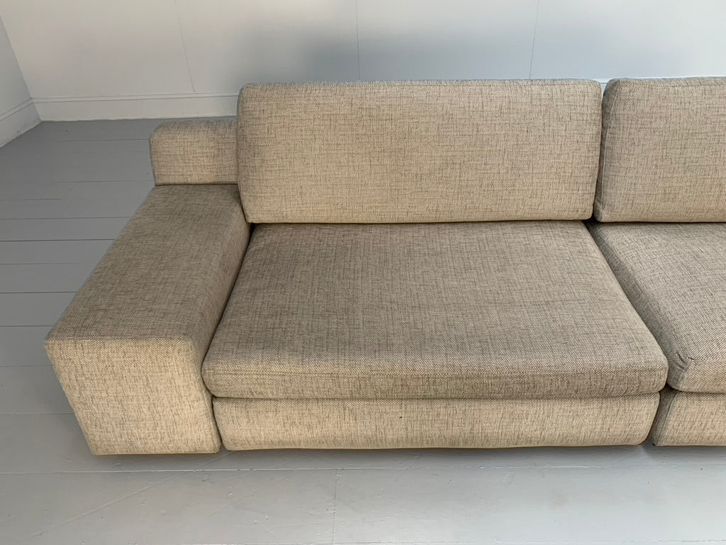 Cassina 235 - 238 Mister 4 - Seat Sofa - In Natural Linen Fabric @ REHAUS