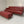 Cassina 253 Nest 2.5 - Seat Sofa & Bench Footstool - In Red Pelle Leather @ REHAUS