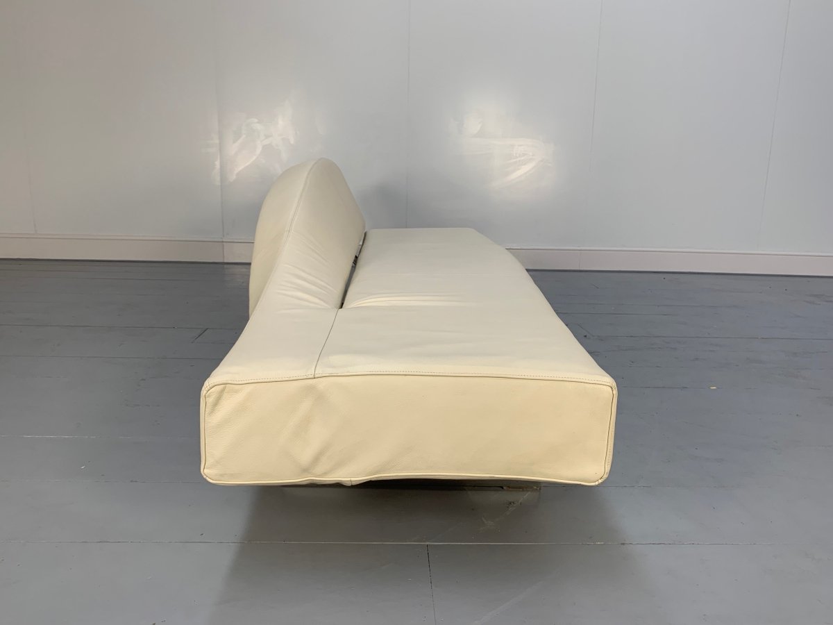 Cassina Aspen Sofa - In Ivory Pelle Leather @ REHAUS