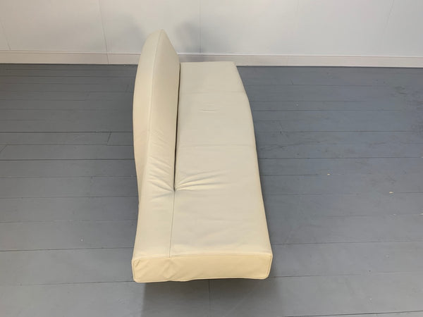 Cassina Aspen Sofa - In Ivory Pelle Leather @ REHAUS