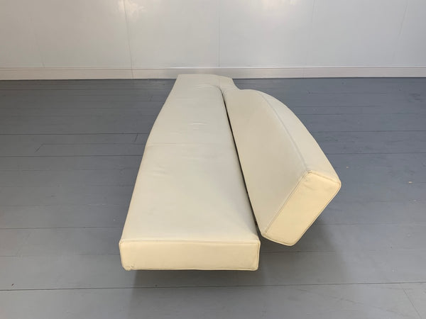 Cassina Aspen Sofa - In Ivory Pelle Leather @ REHAUS