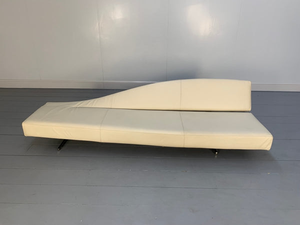 Cassina Aspen Sofa - In Ivory Pelle Leather @ REHAUS