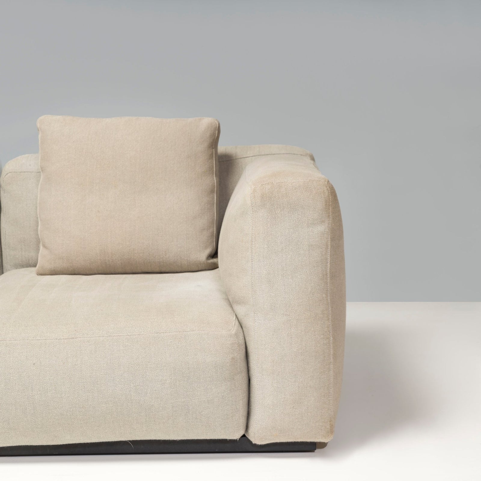 Cassina by Piero Lissoni Grey Mex Cube Sectional Corner Sofa - REHAUS - Piero Lissoni