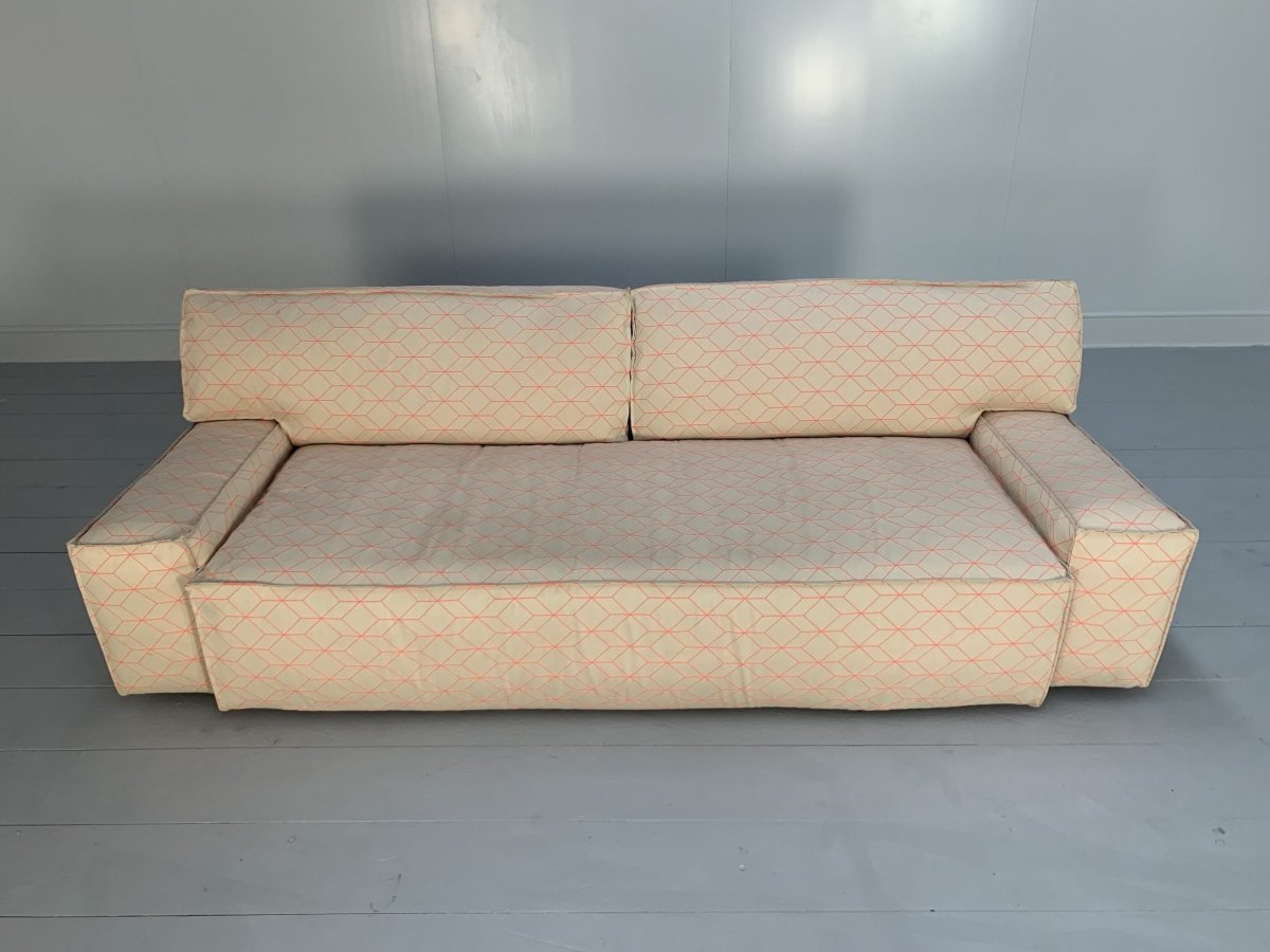 Cassina MyWorld 4 - Seat Sectional Sofa - In Geometric - Print Canvas @ REHAUS
