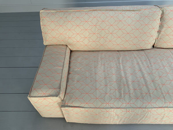 Cassina MyWorld 4 - Seat Sectional Sofa - In Geometric - Print Canvas @ REHAUS