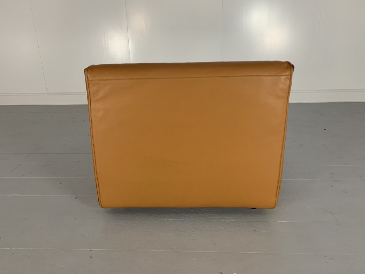 Cassina Sofa & 2 Armchairs - In Tan Brown Leather @ REHAUS