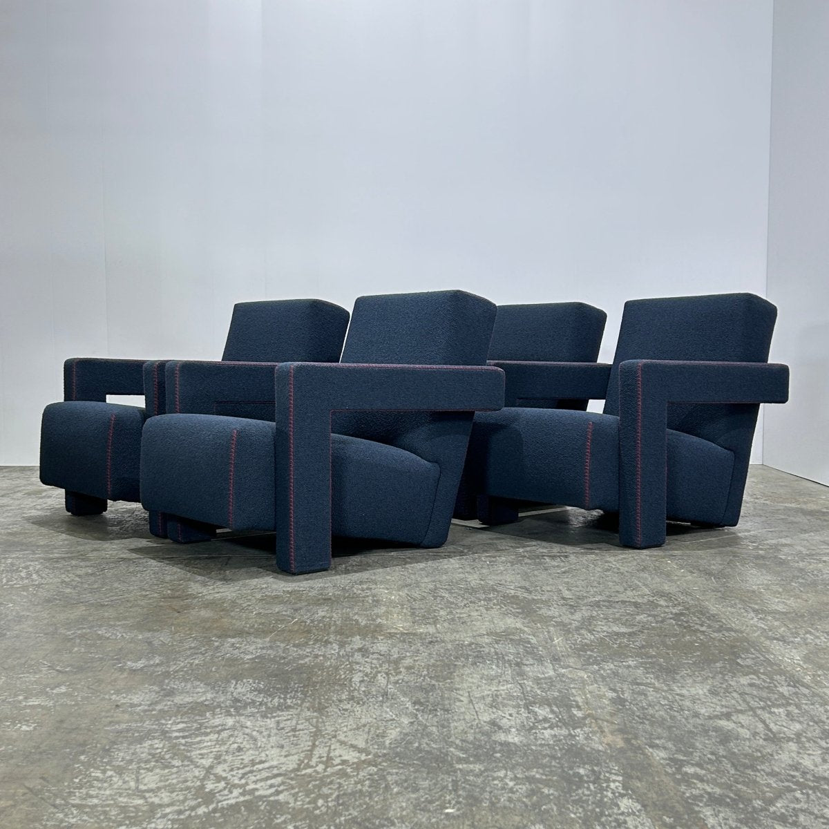 Cassina Utrecht Armchairs by Gerrit T. Rietveld, Set of Two @ REHAUS