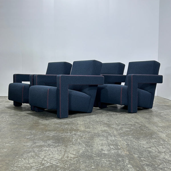 Cassina Utrecht Armchairs by Gerrit T. Rietveld, Set of Two @ REHAUS
