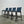 Cattelan Italia Arcadia Blue Leather Bar Stools by Paolo Cattelan, Set of Four @ REHAUS