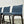 Cattelan Italia Arcadia Blue Leather Bar Stools by Paolo Cattelan, Set of Four @ REHAUS