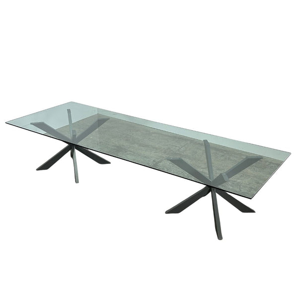 Cattelan Italia Custom Spyder Glass Dining Table