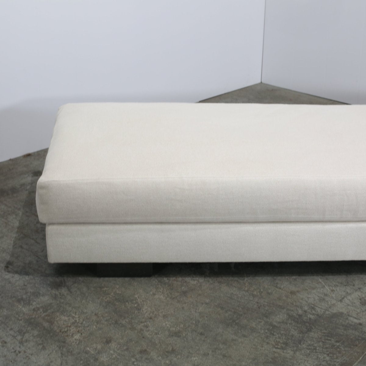 Christian Liaigre Cream Pouf @ REHAUS