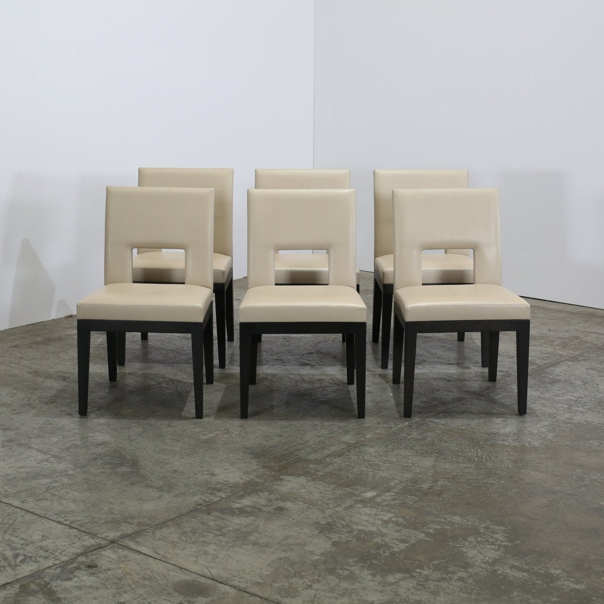 Christian Liaigre Velin Dining Chairs, Set of Six @ REHAUS