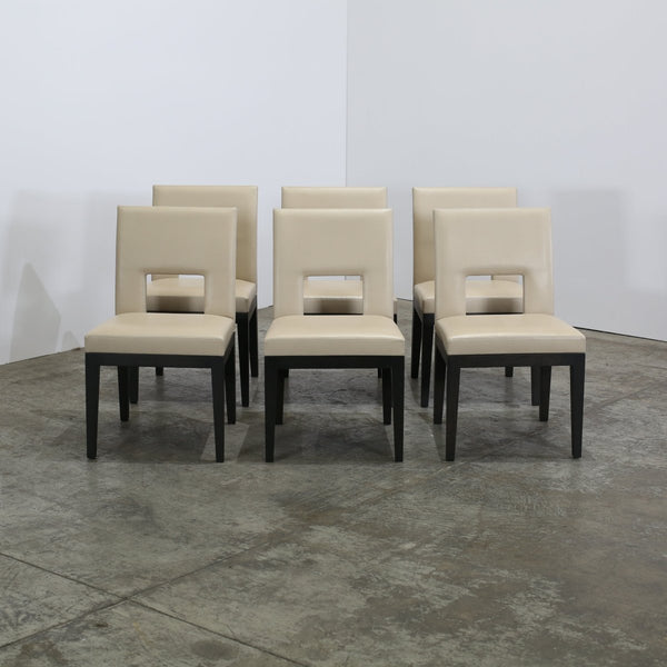 Christian Liaigre Velin Dining Chairs, Set of Six @ REHAUS