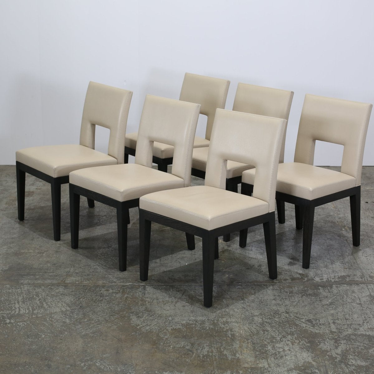 Christian Liaigre Velin Dining Chairs, Set of Six @ REHAUS