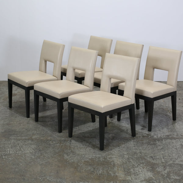 Christian Liaigre Velin Dining Chairs, Set of Six @ REHAUS
