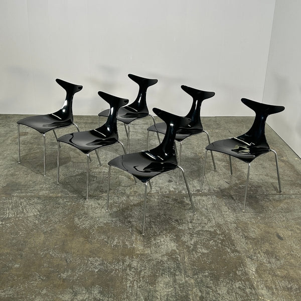 Ciacci Kreaty Delfy Dining Chairs by Gino Carollo, Set of Six @ REHAUS