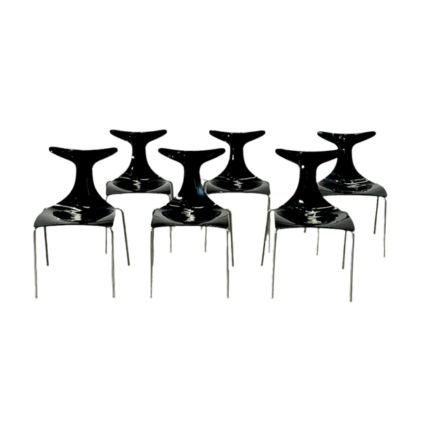 Ciacci Kreaty Delfy Dining Chairs by Gino Carollo, Set of Six @ REHAUS