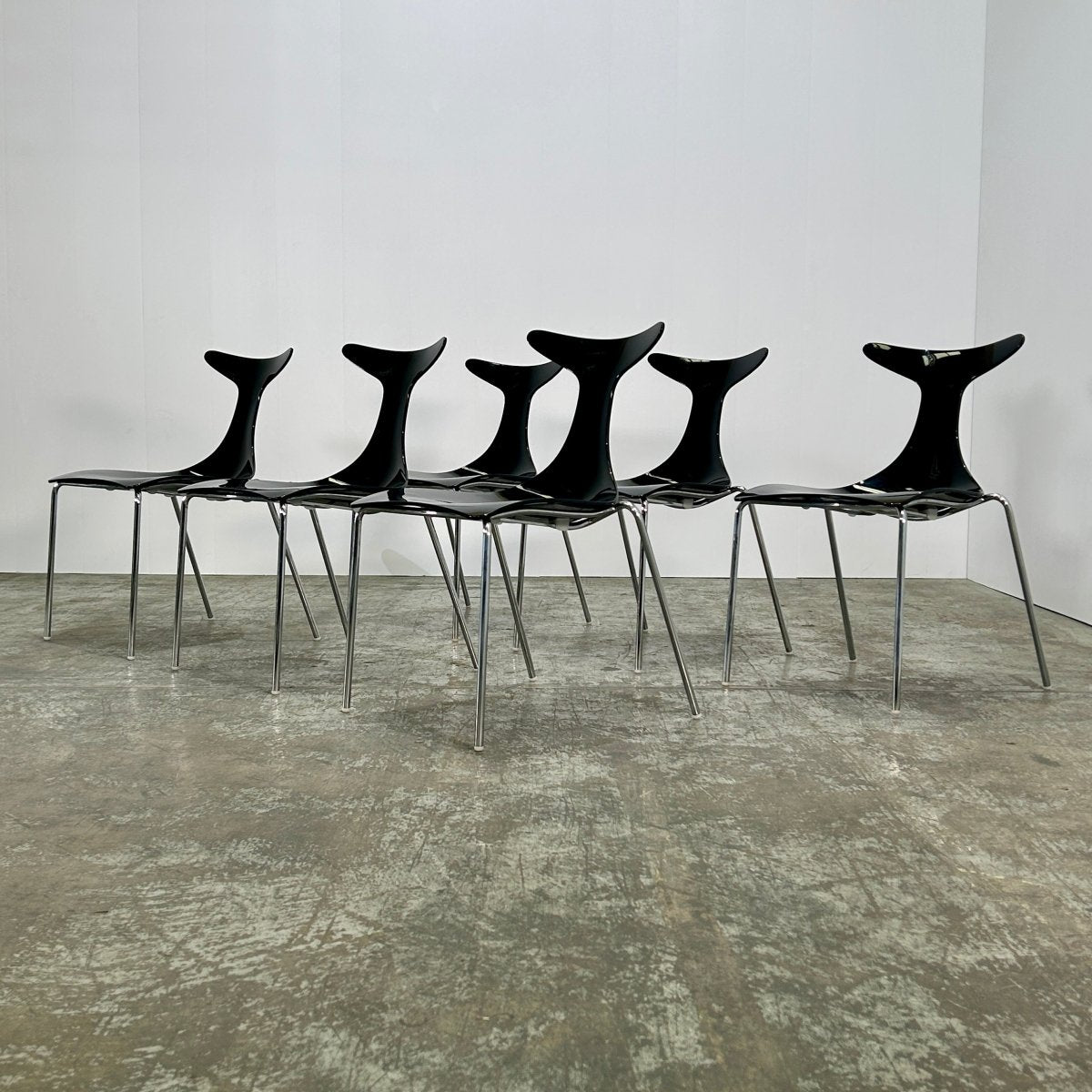 Ciacci Kreaty Delfy Dining Chairs by Gino Carollo, Set of Six @ REHAUS