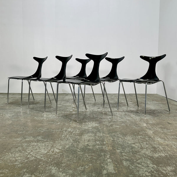 Ciacci Kreaty Delfy Dining Chairs by Gino Carollo, Set of Six @ REHAUS