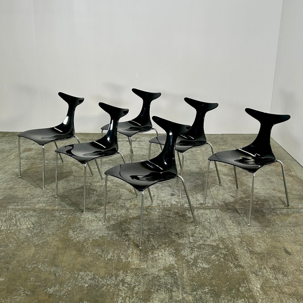 Ciacci Kreaty Delfy Dining Chairs by Gino Carollo, Set of Six @ REHAUS
