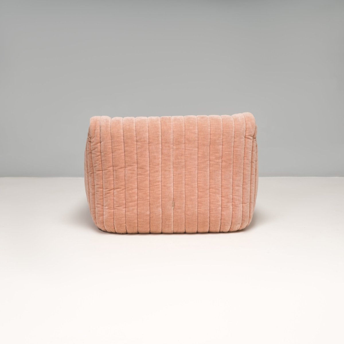 Cinna Ligne Roset Salmon Pink Sandra Armchair by Annie Hiéronimus, 1970s @ REHAUS