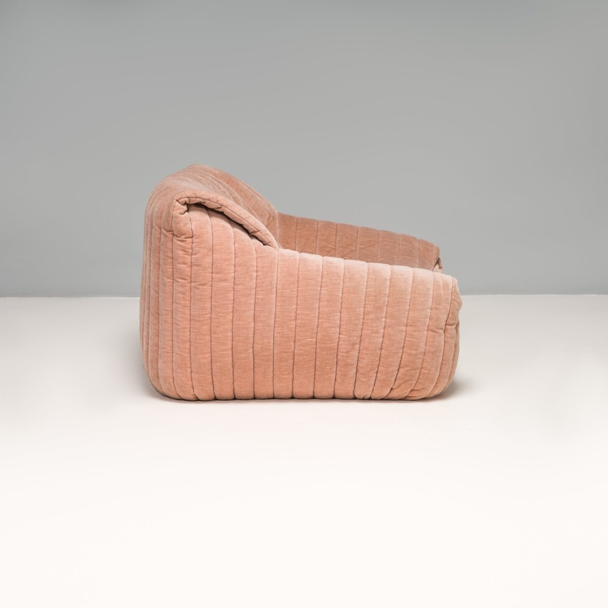 Cinna Ligne Roset Salmon Pink Sandra Armchair by Annie Hiéronimus, 1970s @ REHAUS