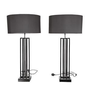 Coach House Table Lamps, Set of Two