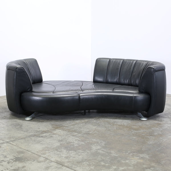 De Sede 164/29 Leather Sofa by Hugo de Ruiter @ REHAUS
