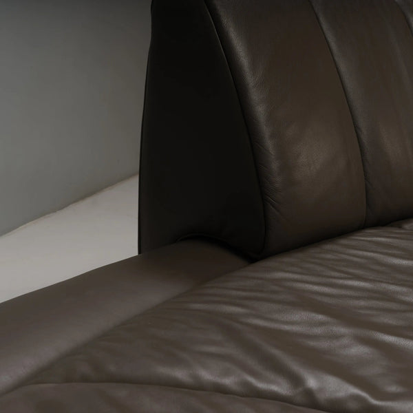 De Sede by Hugo de Ruiter Grey Leather DS - 164/29 Sofa - REHAUS - Hugo de Ruiter
