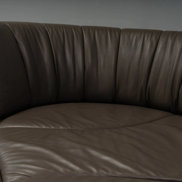 De Sede by Hugo de Ruiter Grey Leather DS - 164/29 Sofa - REHAUS - Hugo de Ruiter