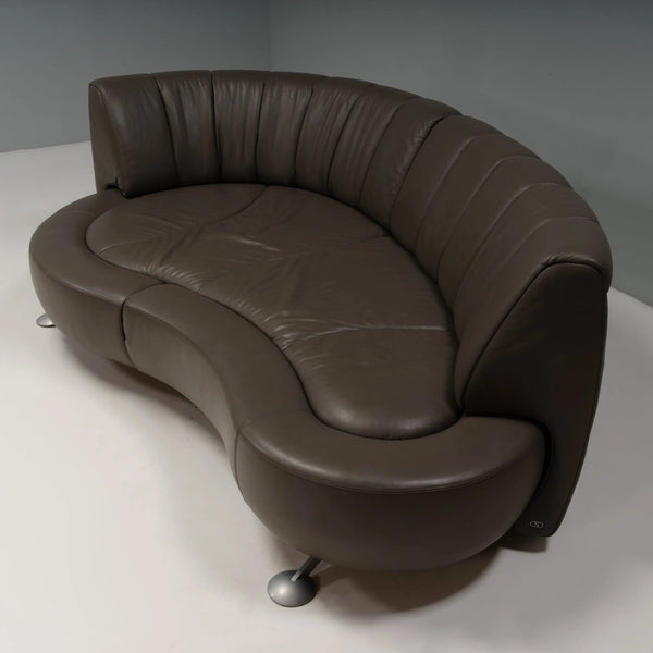 De Sede by Hugo de Ruiter Grey Leather DS - 164/29 Sofa - REHAUS - Hugo de Ruiter
