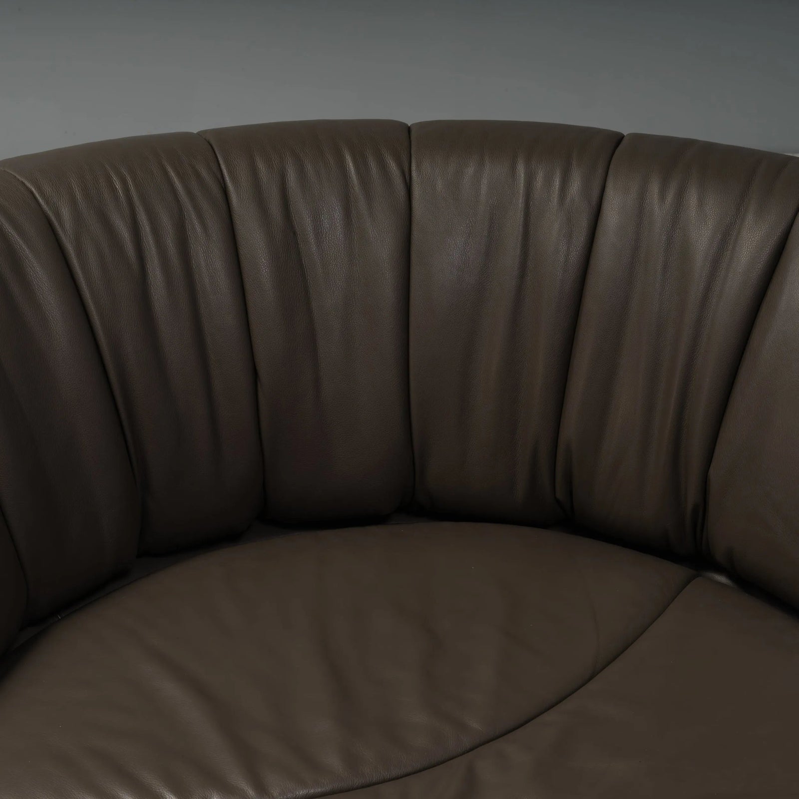 De Sede by Hugo de Ruiter Grey Leather DS - 164/29 Sofa - REHAUS - Hugo de Ruiter