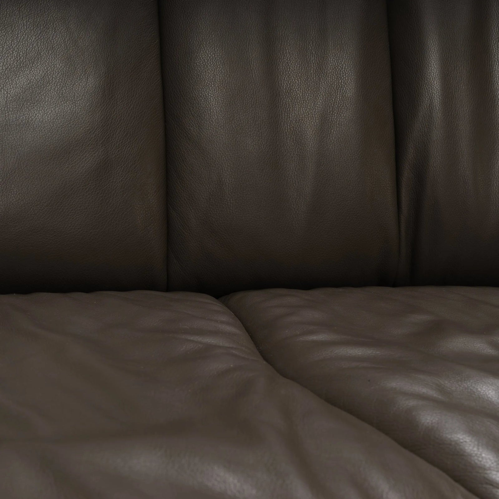 De Sede by Hugo de Ruiter Grey Leather DS - 164/29 Sofa - REHAUS - Hugo de Ruiter