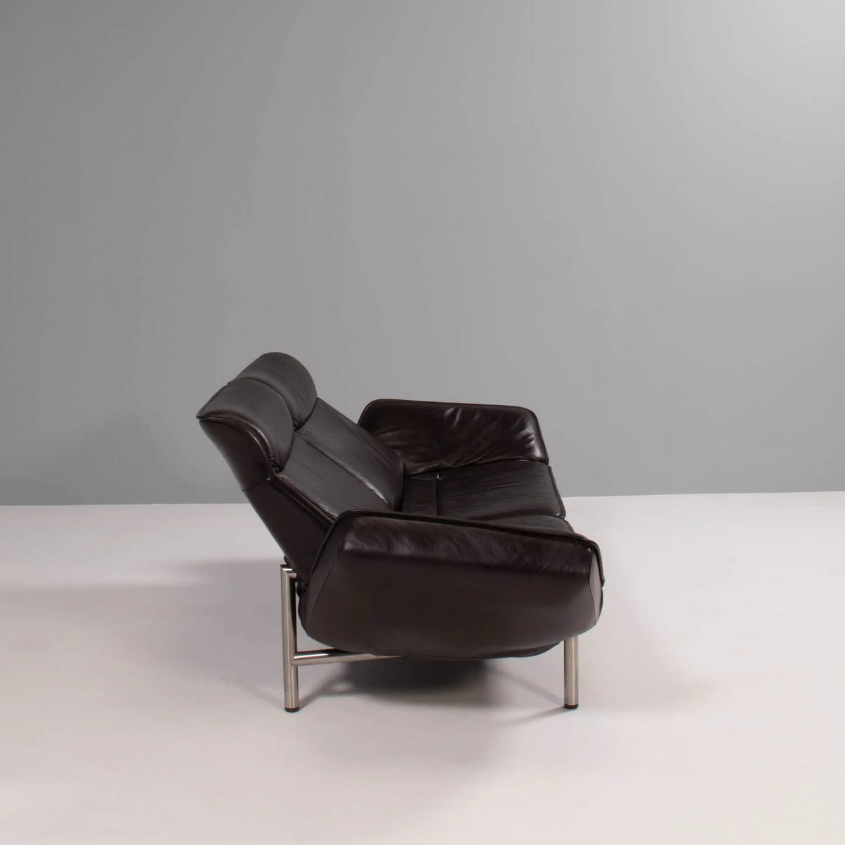 De Sede by Thomas Althaus DS - 450 Brown Leather Sofa - REHAUS - thomas althaus