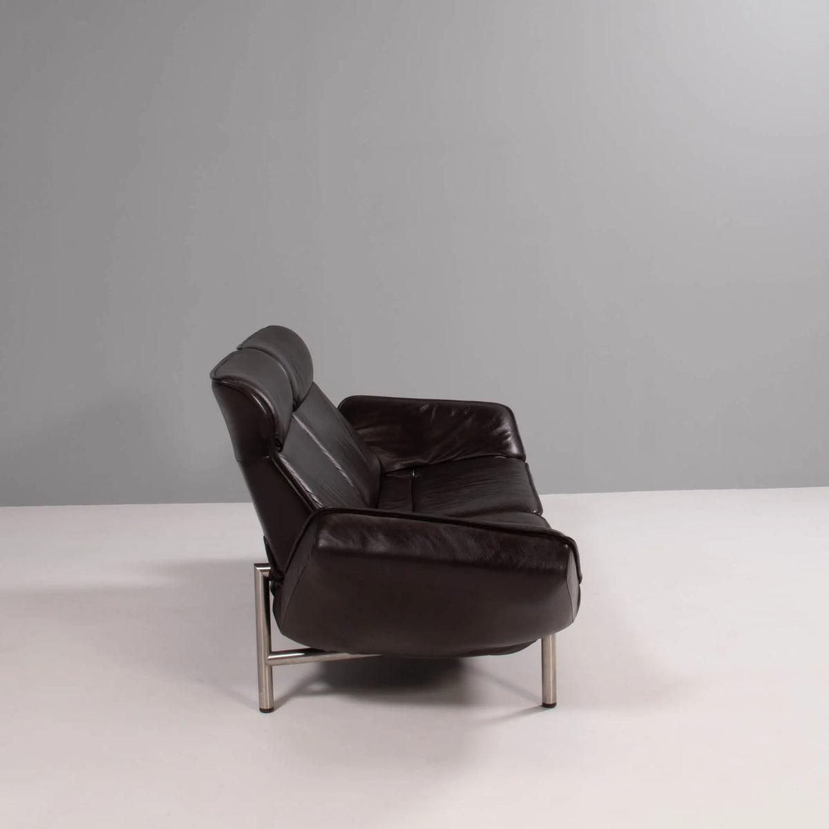 De Sede by Thomas Althaus DS - 450 Brown Leather Sofa - REHAUS - thomas althaus
